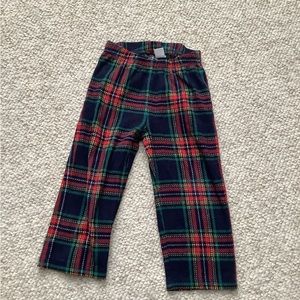 Old Navy Plaid Fleece Pajama Pants 4T